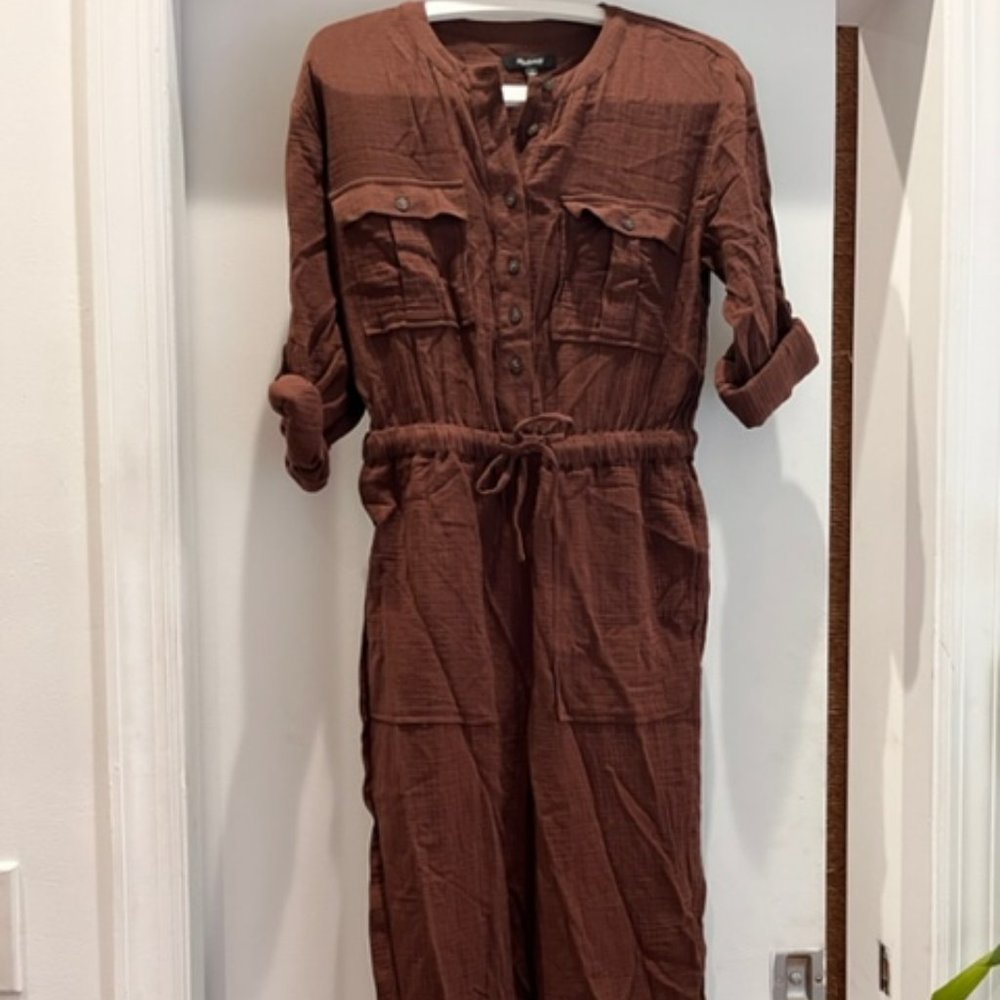 Madewell Lightspun Tapered-Leg Jumpsuit